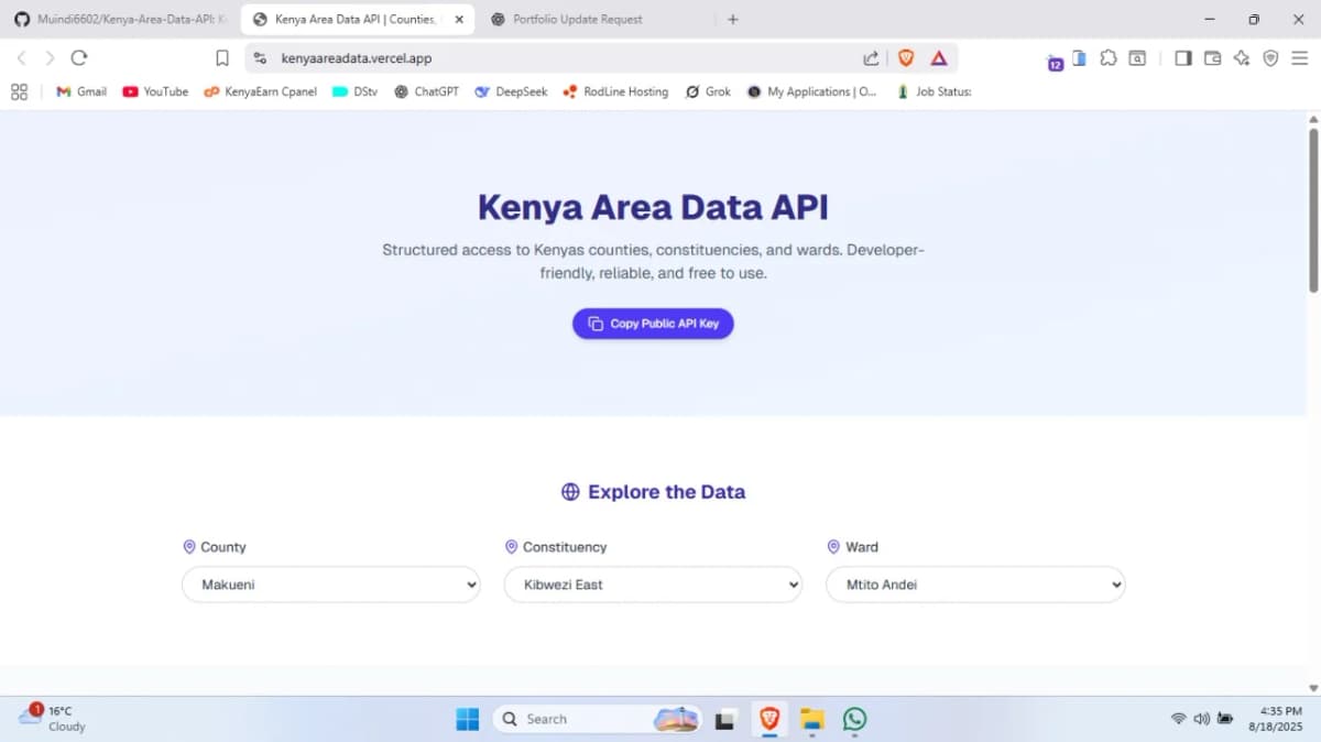 254Locations API