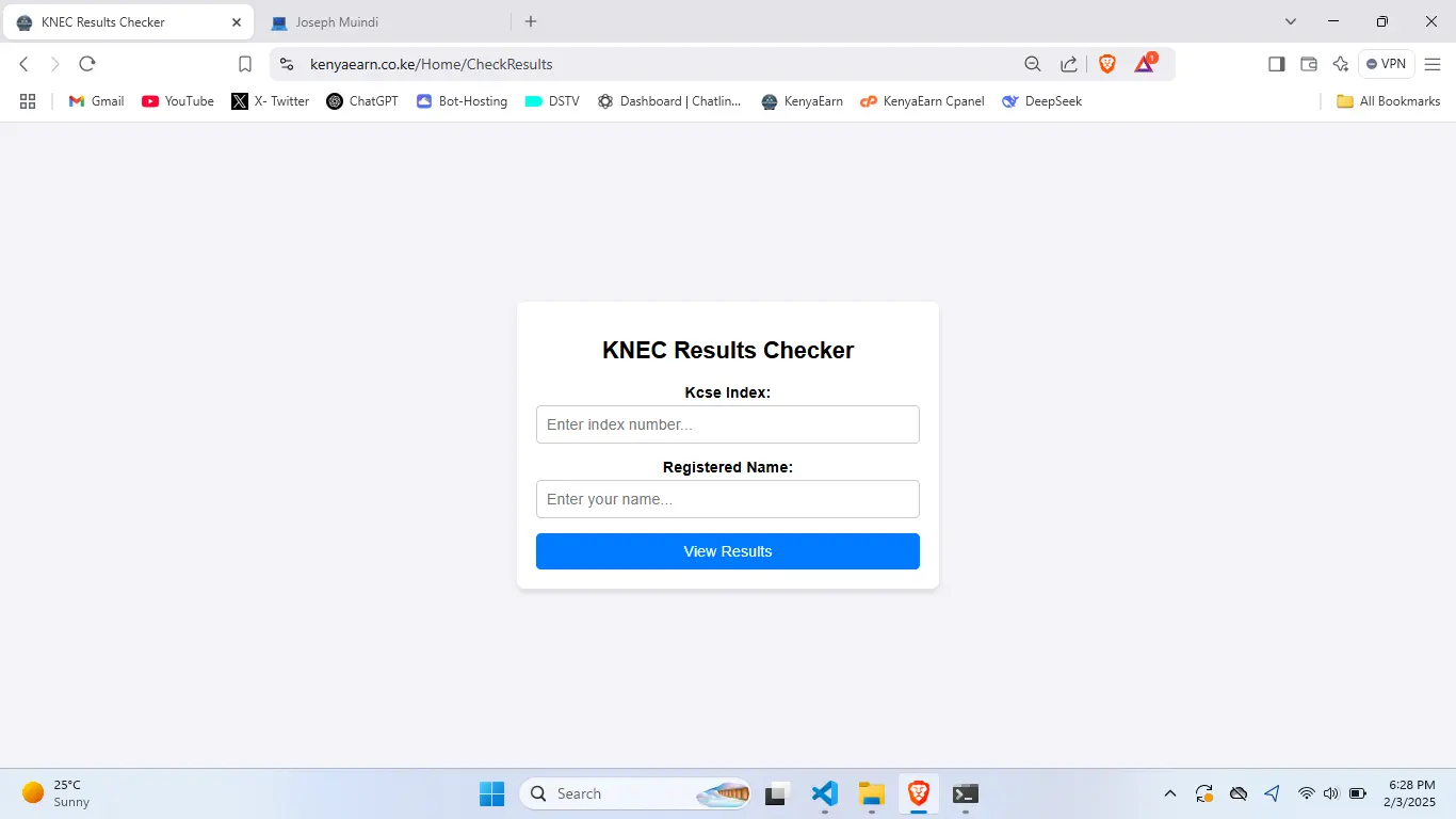 KNEC Results